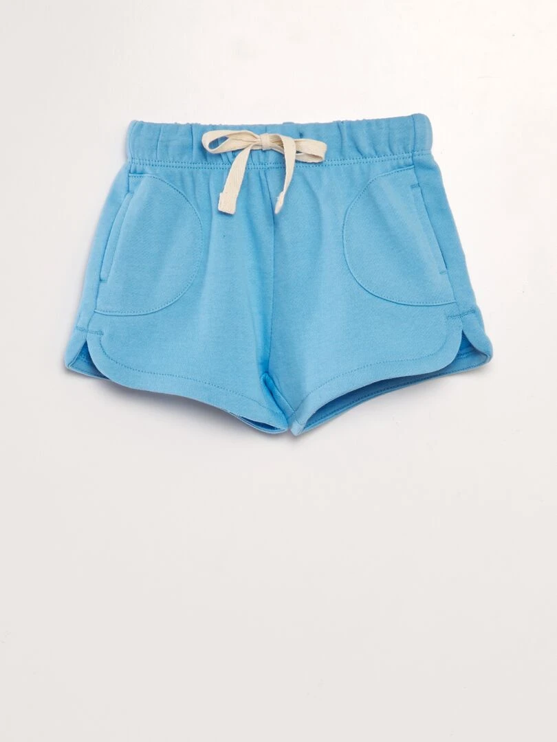 Short en french terry Bleu