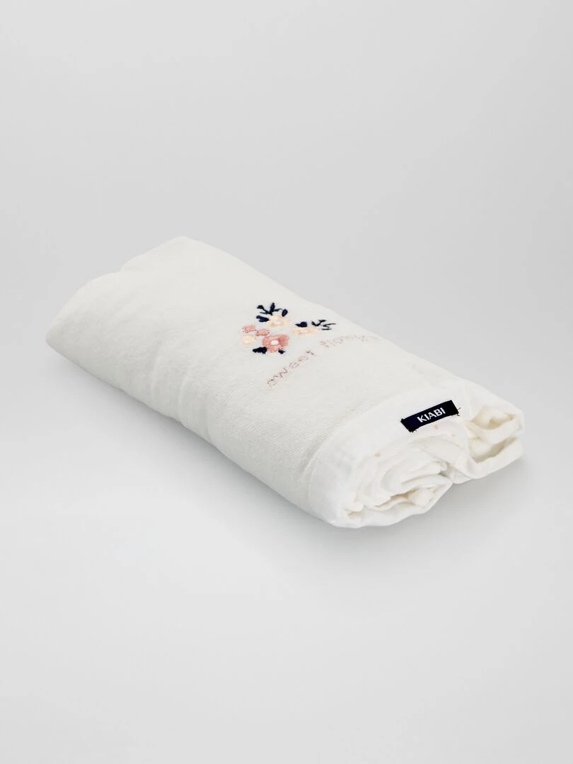 Housse de matelas à langer   Blanc