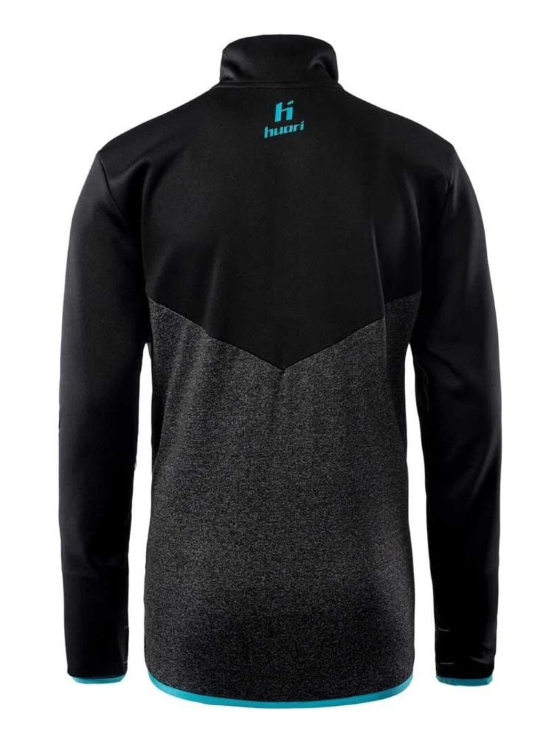 Huari Sweat DECTIS Noir Gris Bleu