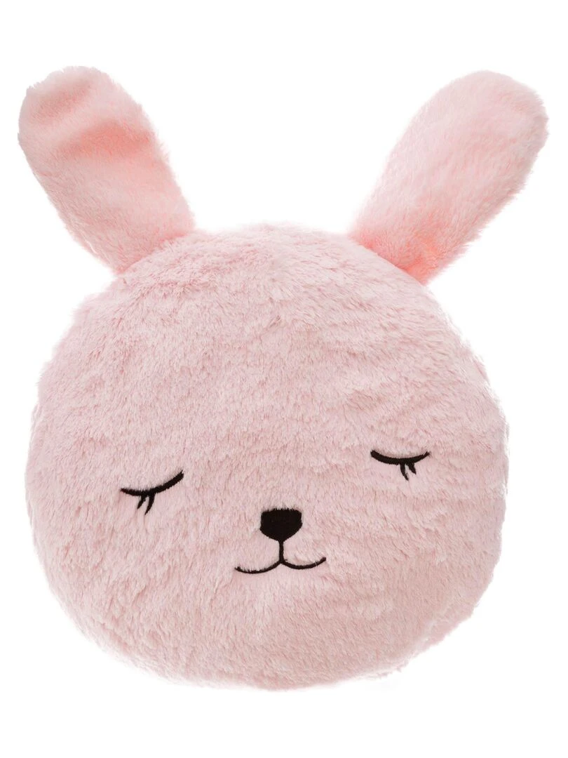 Coussin rond lapinou Rose clair