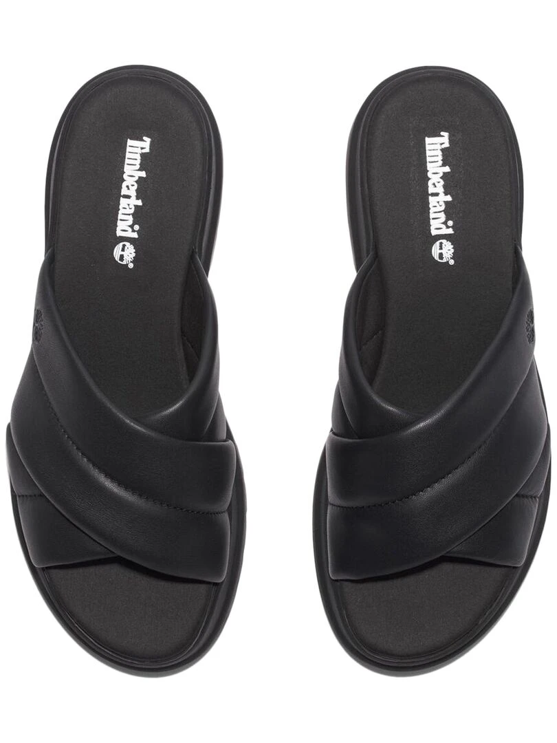 Sandales Cuir Timberland London Vibe   Noir
