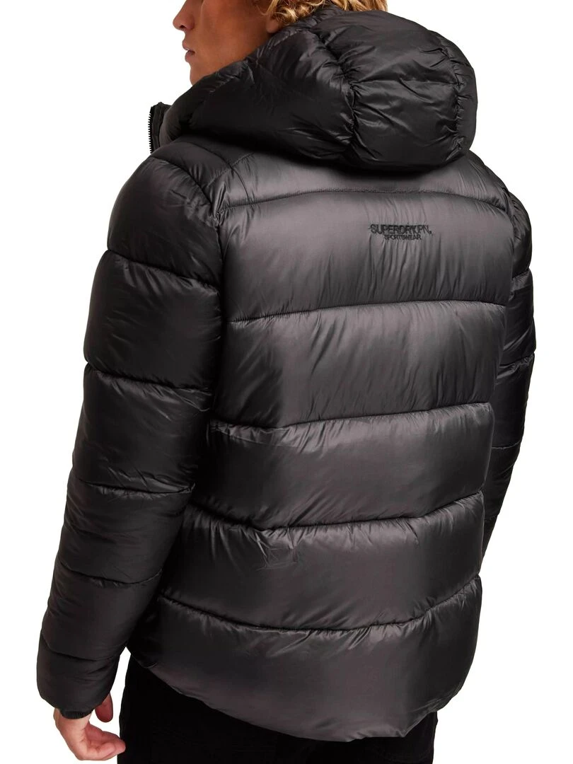 Doudoune à Capuche Superdry Sports Puffer   Noir