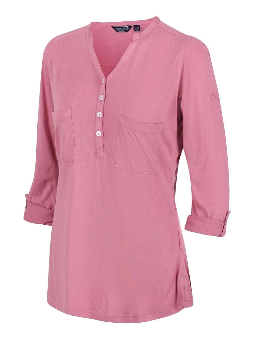 Regatta   Haut boutonné FFLUR   Rose