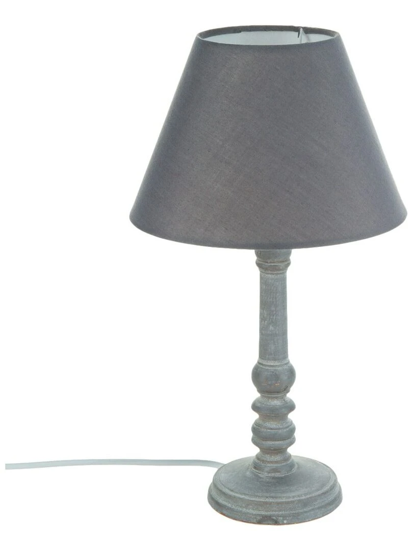 Lampe à poser Leo gris Gris