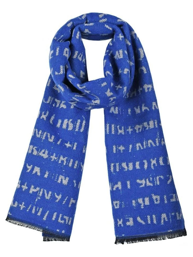 Echarpe Siri Fabriqué en France Bleu