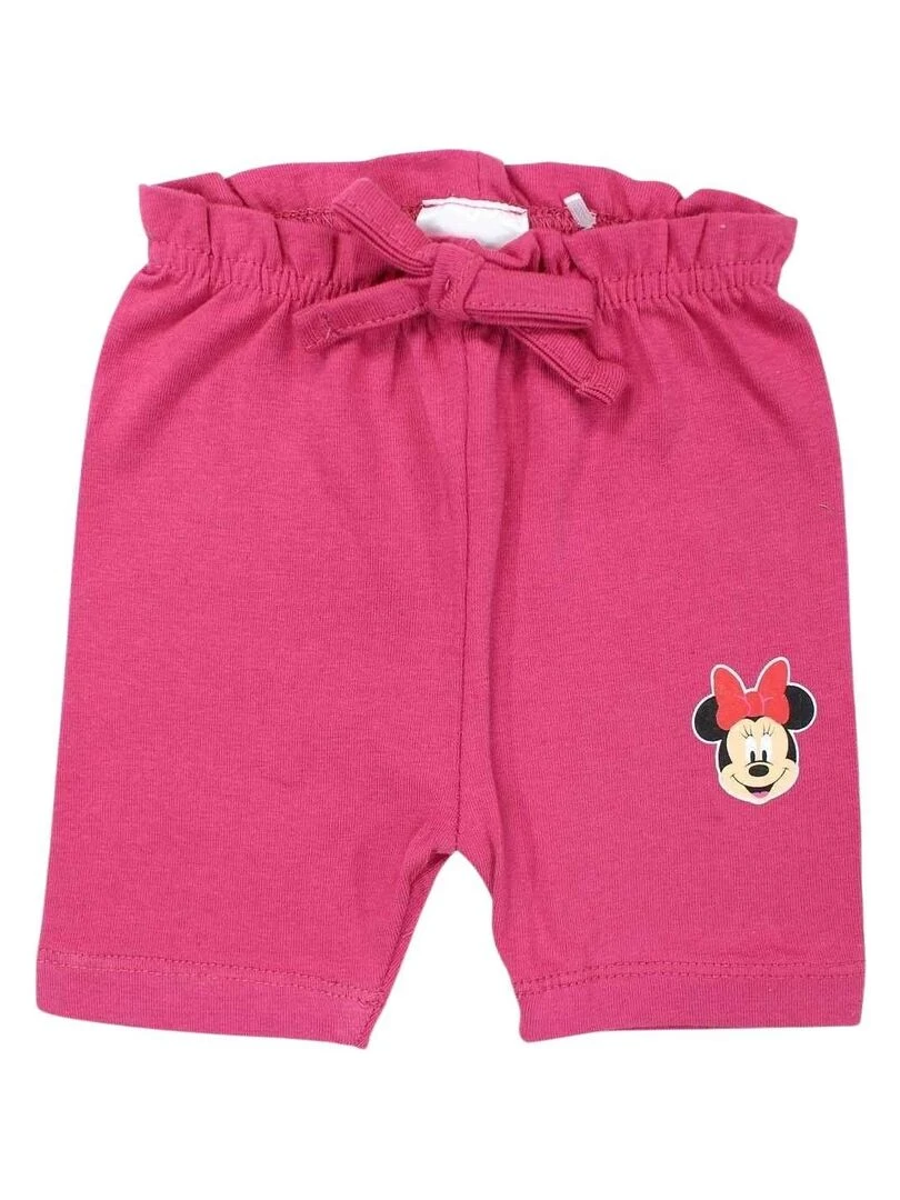 Disney   Ensemble ​​T shirt legging bébé fille Imprimé Minnie   Rose