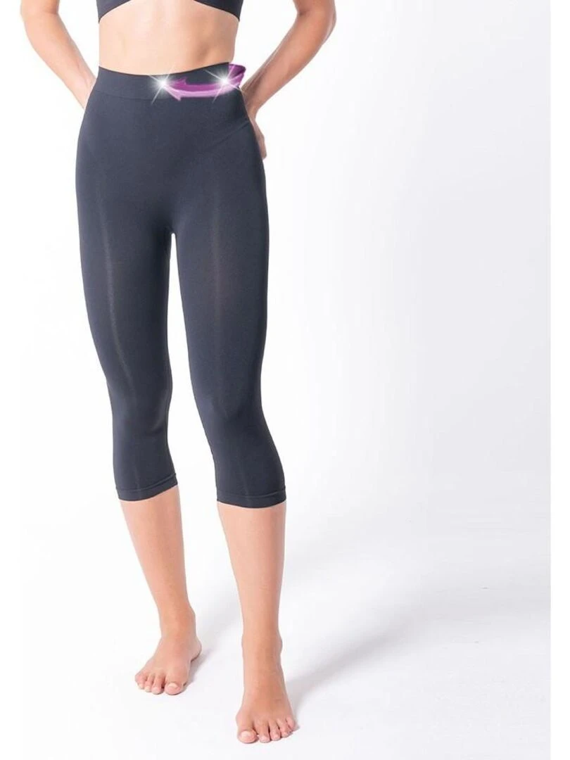 Leggings capri de nuit avec fibre Emana  Nina   Noir Noir