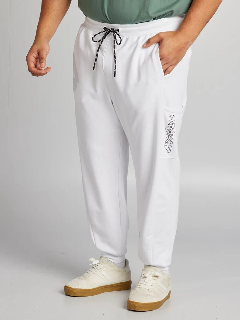 Pantalon jogging   Paris 2024   Blanc
