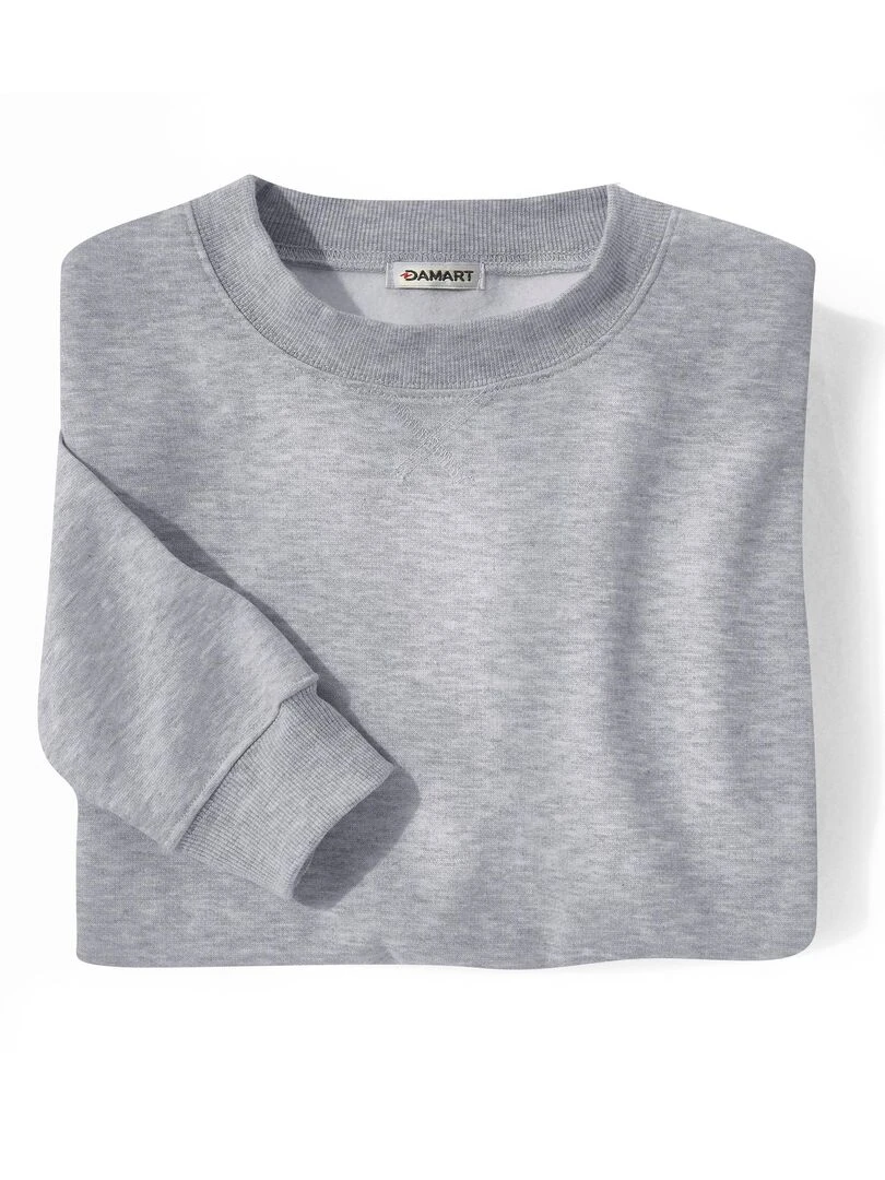 Sweat molleton   Damart   Gris