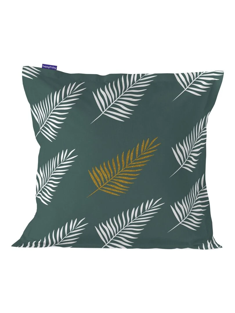 Housse de coussin Foliage mint "Happyfriday" Blanc