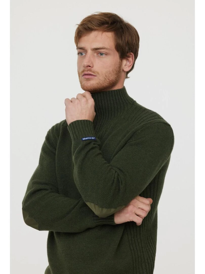 Lee Cooper   Pull manches longues polyester regular CHAR   Vert