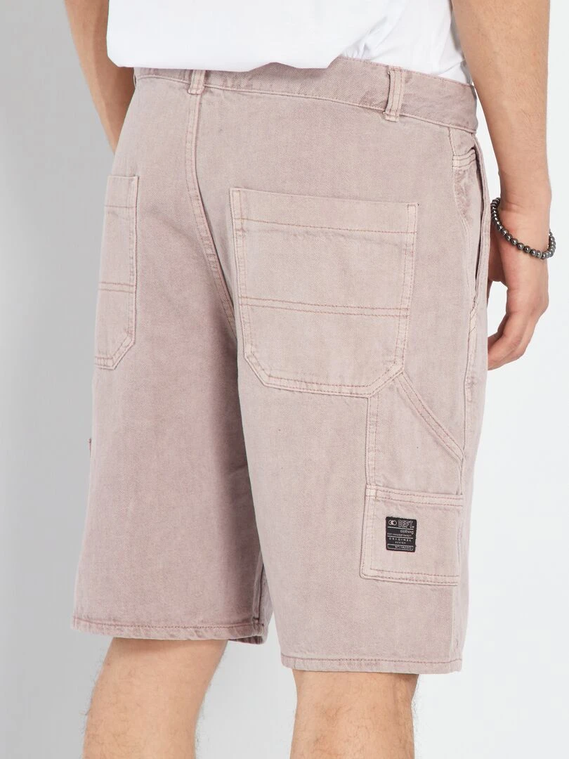 Bermuda en jean   Rose