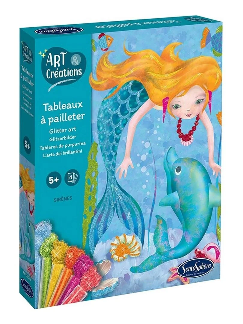 Tableaux a pailleter Sirenes Art et creations N/A