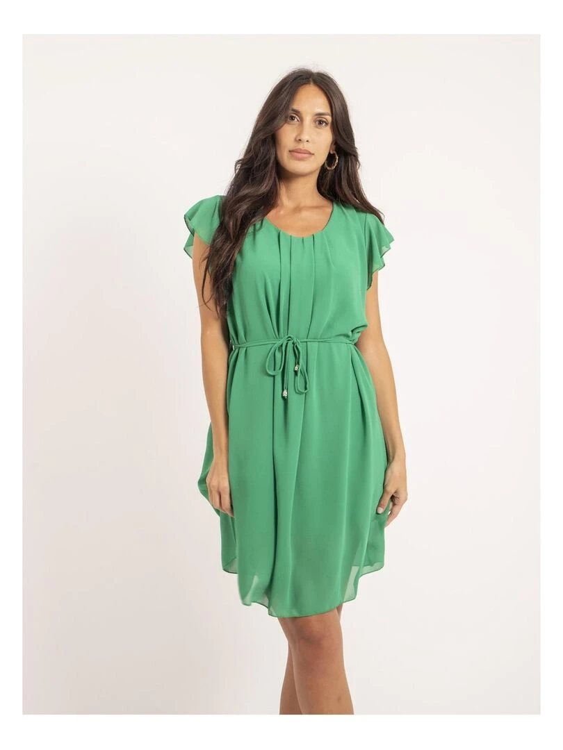 Robe courte IEVE Vert