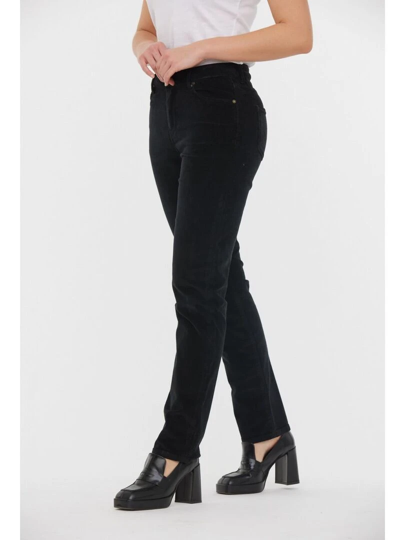 Lee Cooper   Pantalon coton straight LC161   Noir