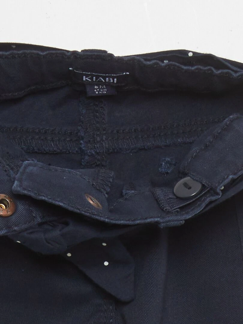 Pantalon slim   Bleu marine
