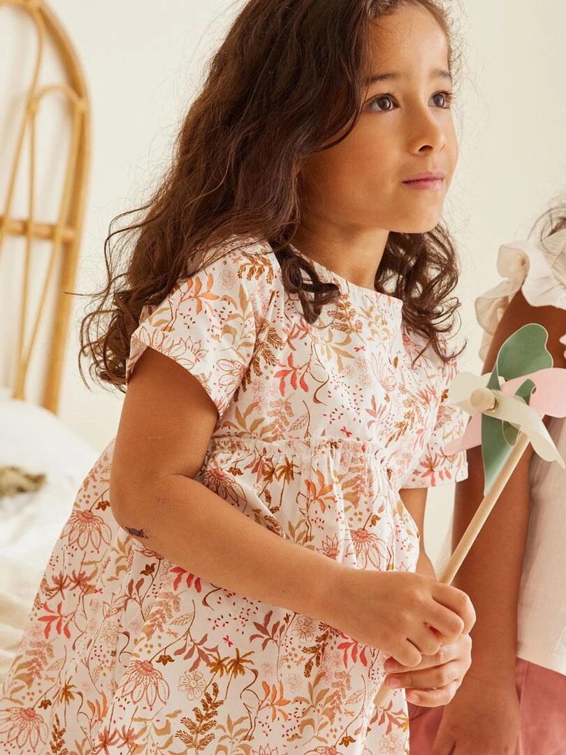 Robe fille Mahonia   Ecru