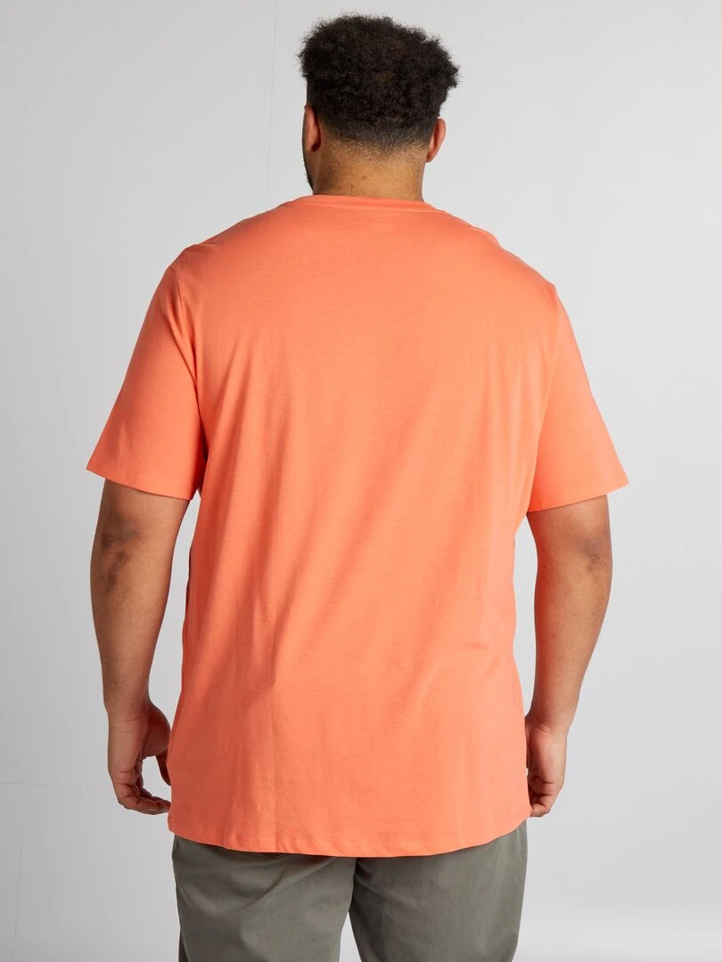 T shirt en maille jersey   Orange