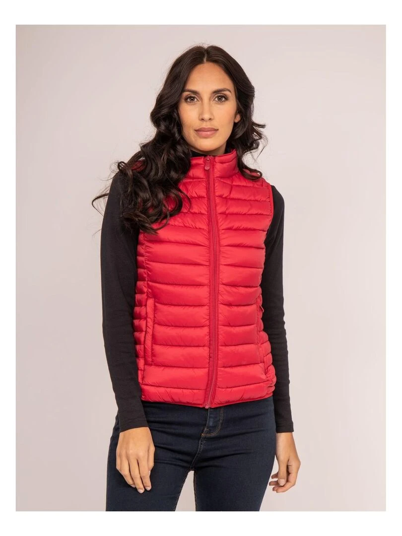 Doudoune sans manches UBIK Rouge