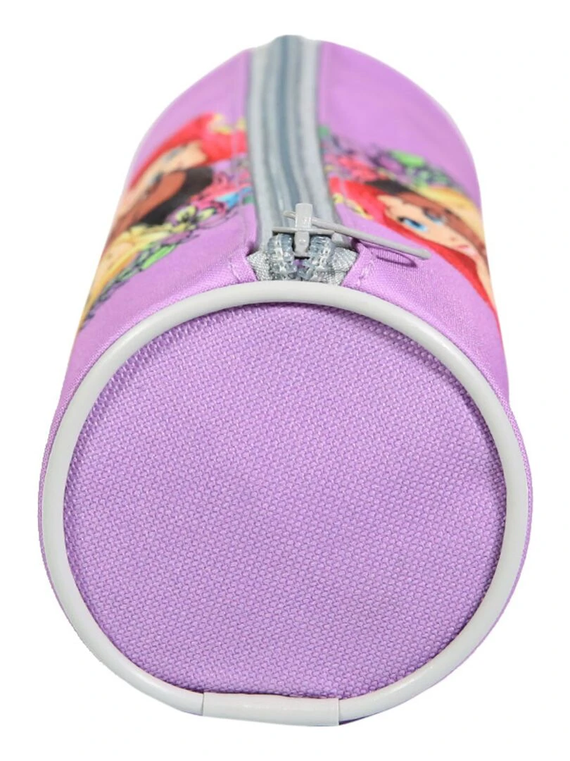 BAGTROTTER Trousse scolaire ronde Disney Princesses Violette   Violet