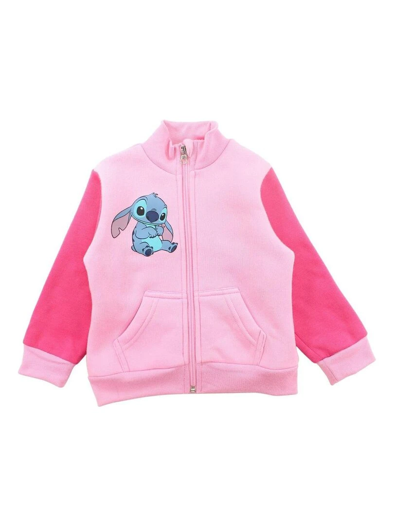 Disney Ensemble Veste pantalon fille Imprimé Lilo Et Stitch Rose