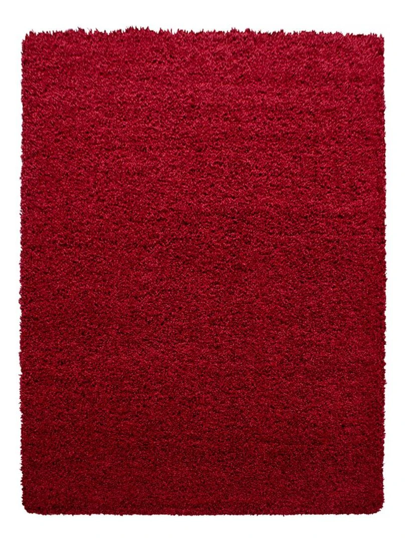 Tapis shaggy UNI C OEKO TEX® Rouge