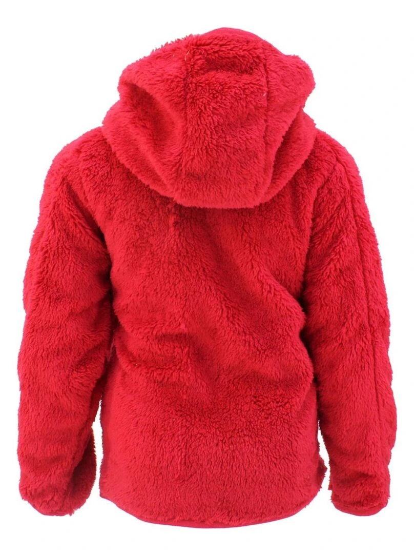 Blouson polaire fille GALANE PEAK MOUNTAIN Rouge