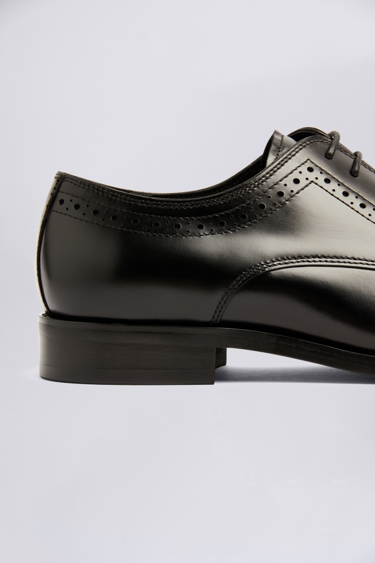 John White Lucan Black Brogue Shoes   Buy Online at Moss