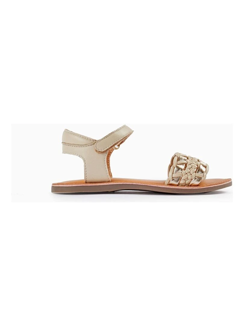 Sandales en cuir pour fille CÉRÉMONIE Blanc