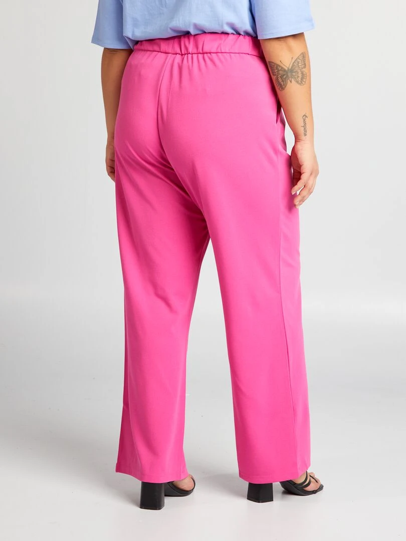 Pantalon fluide 'Only Carmakoma'   Rose