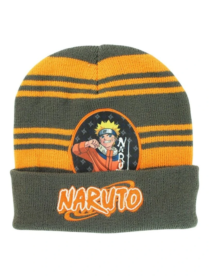 Disney Bonnet garçon imprimé Naruto Gris
