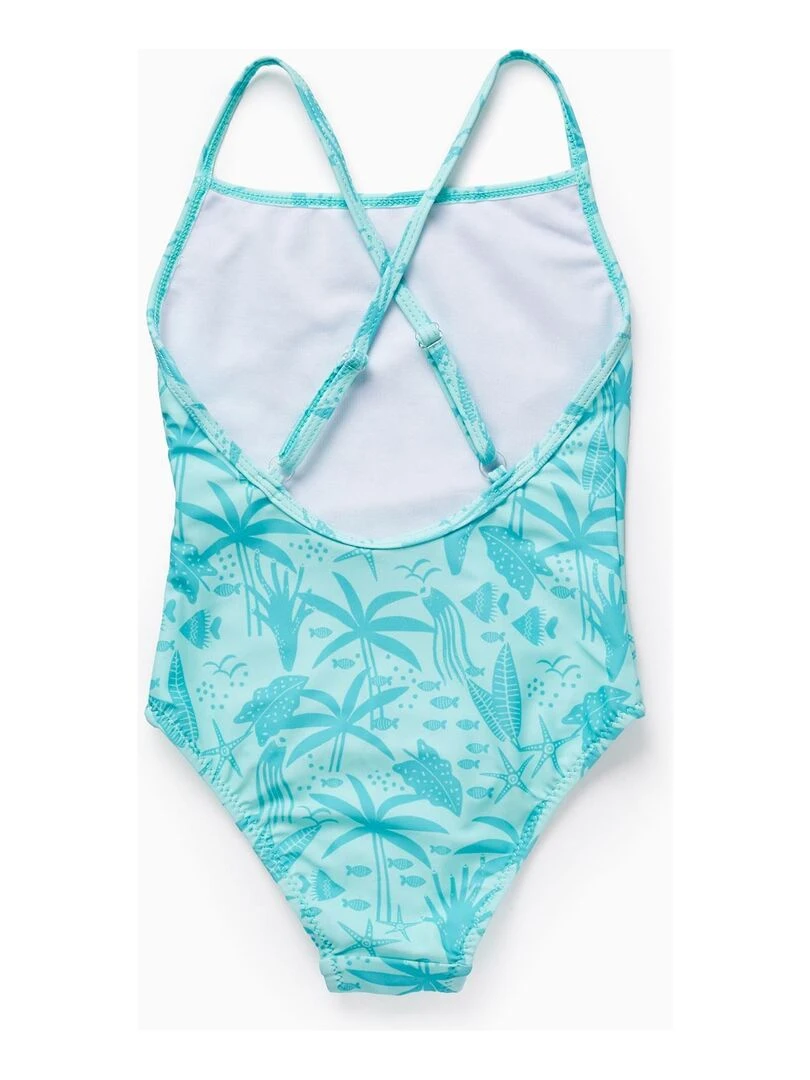 2 Maillots de Bain pour Bébé Fille 'Coraux Marins' Vert clair