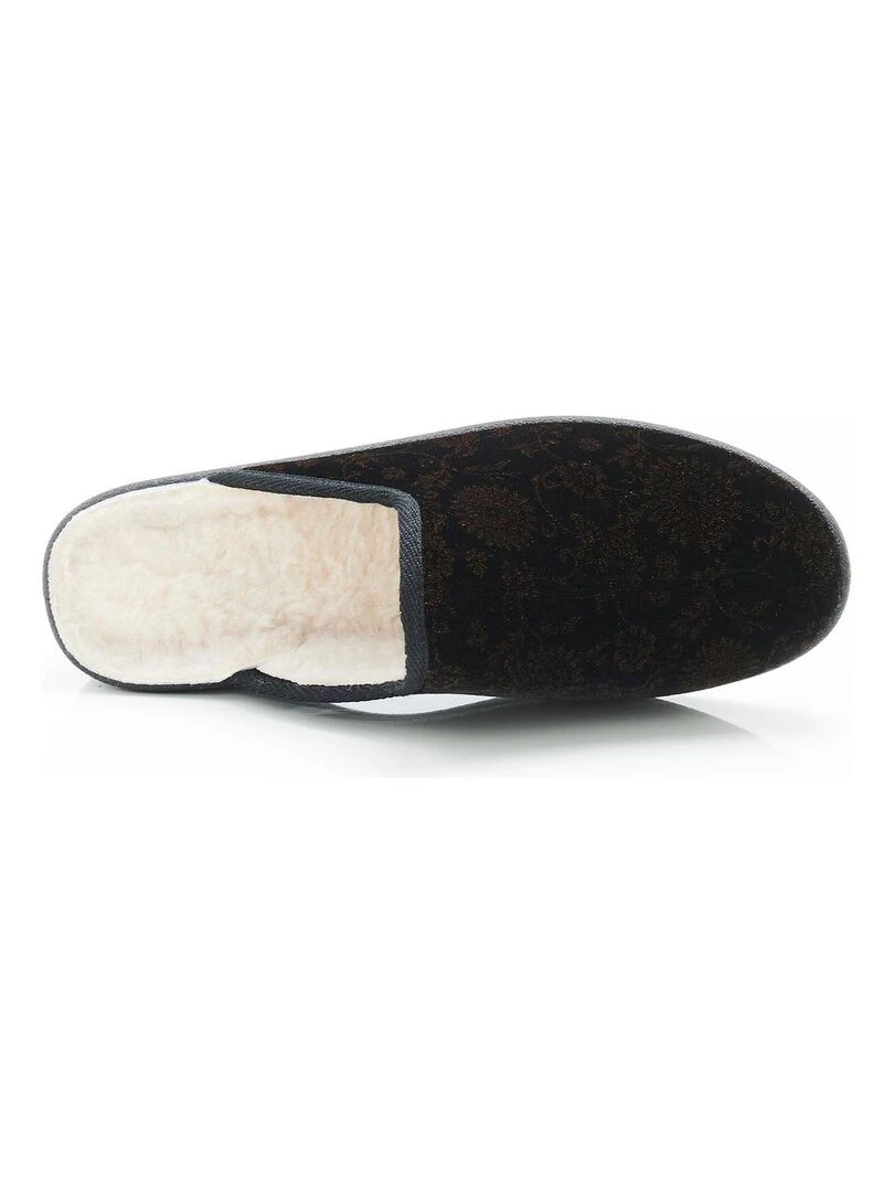 Mules effet texturé Thermolactyl Damart Bleu