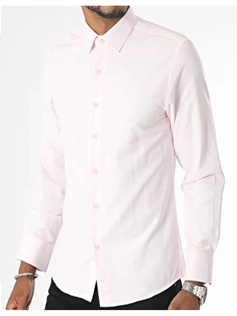 Chemise Slim Fit Kebello Rose