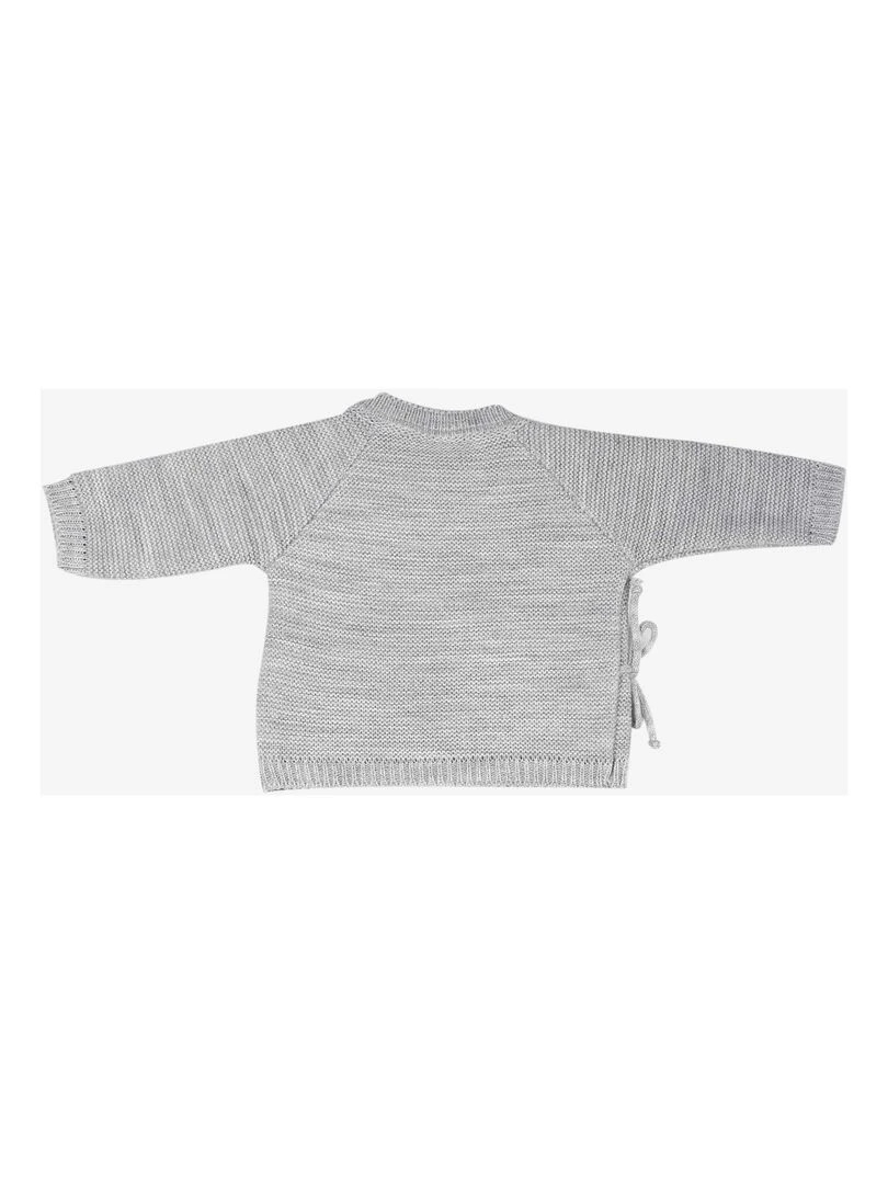 Brassière bébé en maille   Gris