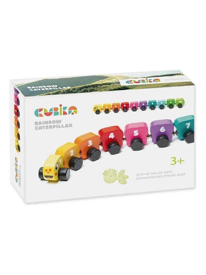 La chenille arc en ciel magnetique N/A