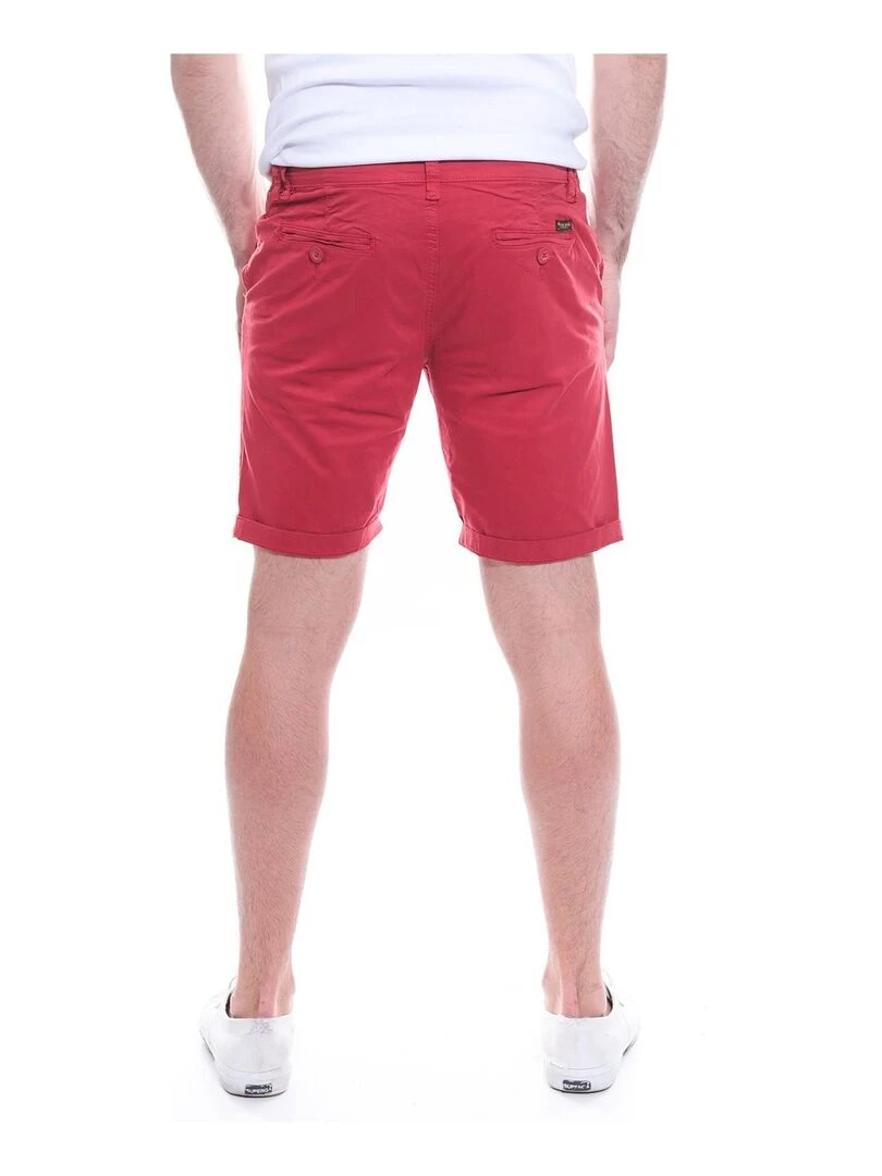 Bermuda chino BOLTON   Rouge