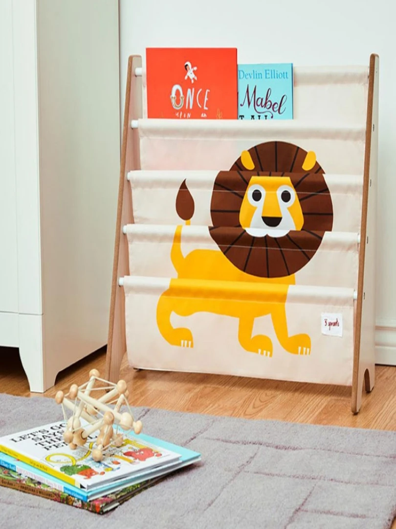 Bibliothèque En Tissu Lion Jaune