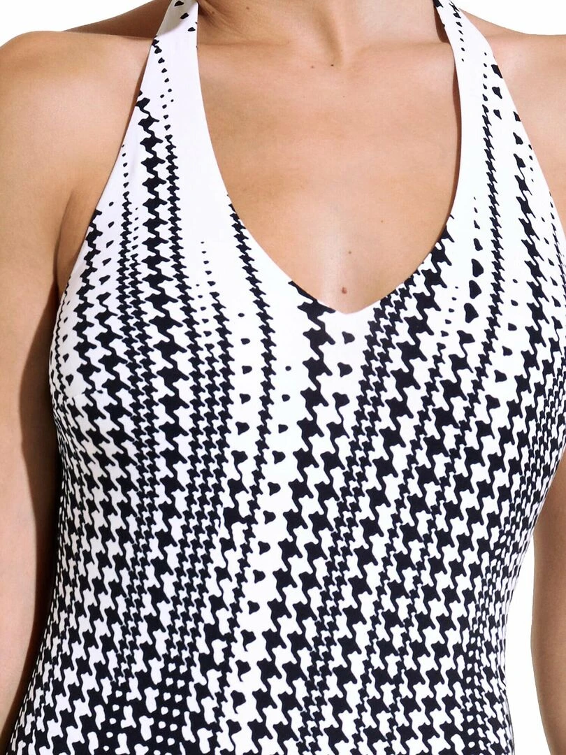 Maillot de bain une pièce dos nu sans armatures Quito   Noir