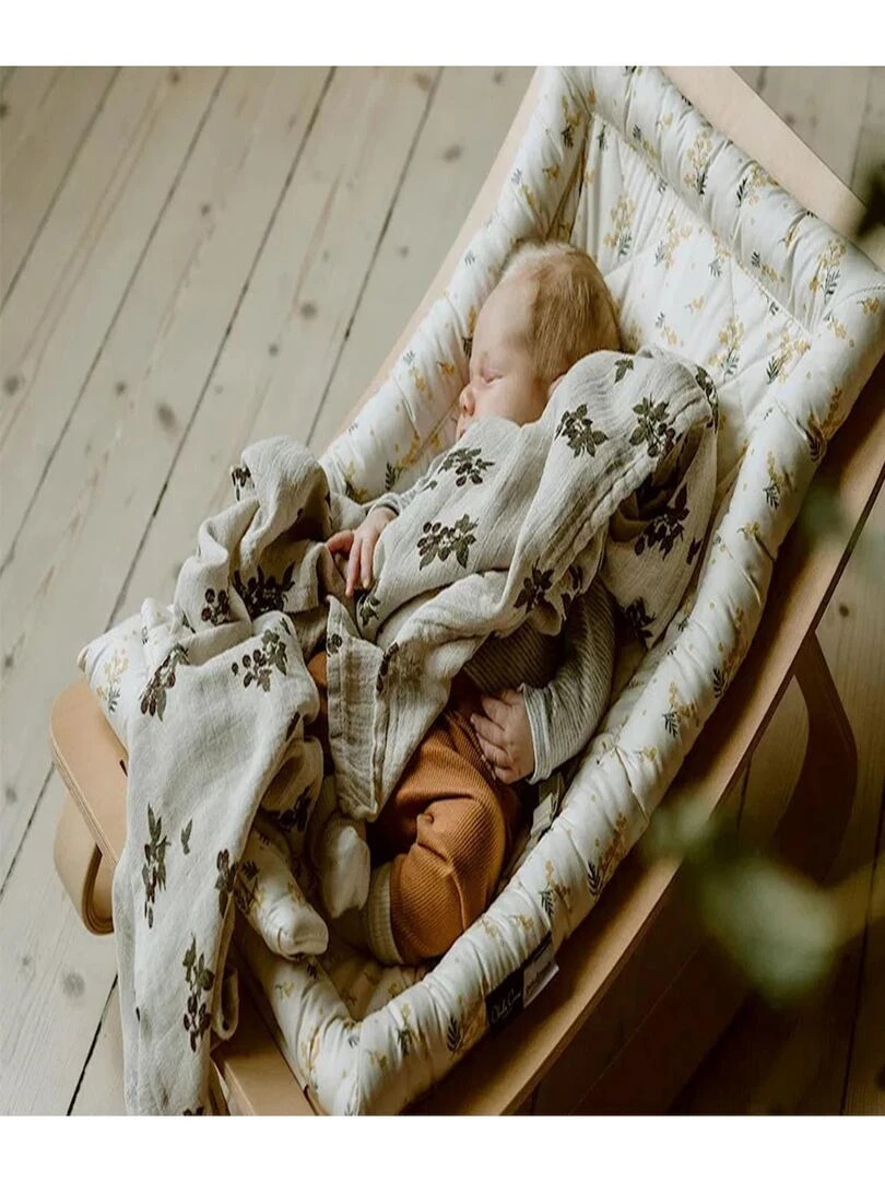 LEVO Transat Coussin Mimosa Blanc