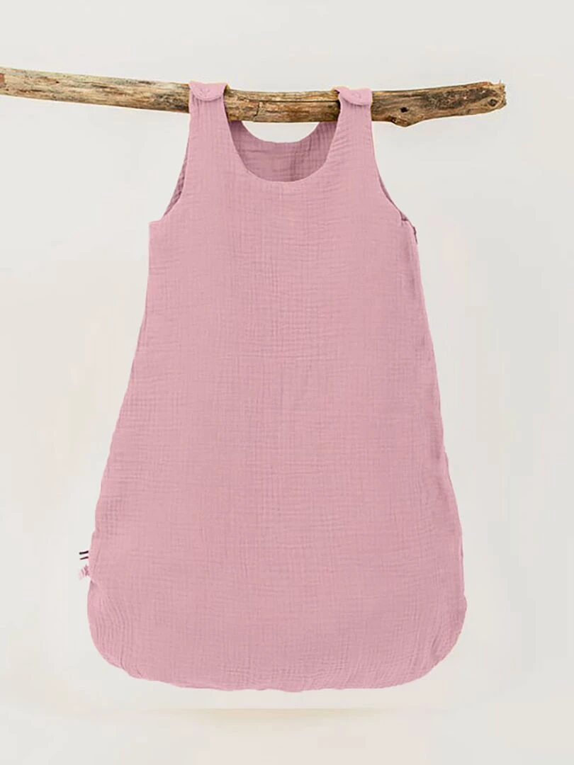 Gigoteuse Été en Coton Bio Rose   Rose