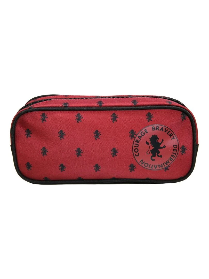 Trousse scolaire 2 compartiments Harry Potter Gryffondor Rouge Bagtrotter   Rouge