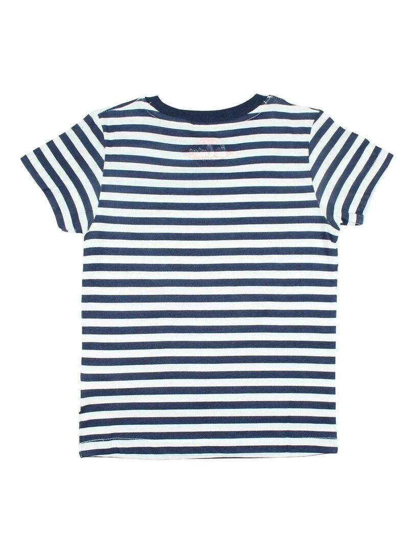 Lee Cooper T shirt garçon imprimé Lee Cooper en coton Bleu marine