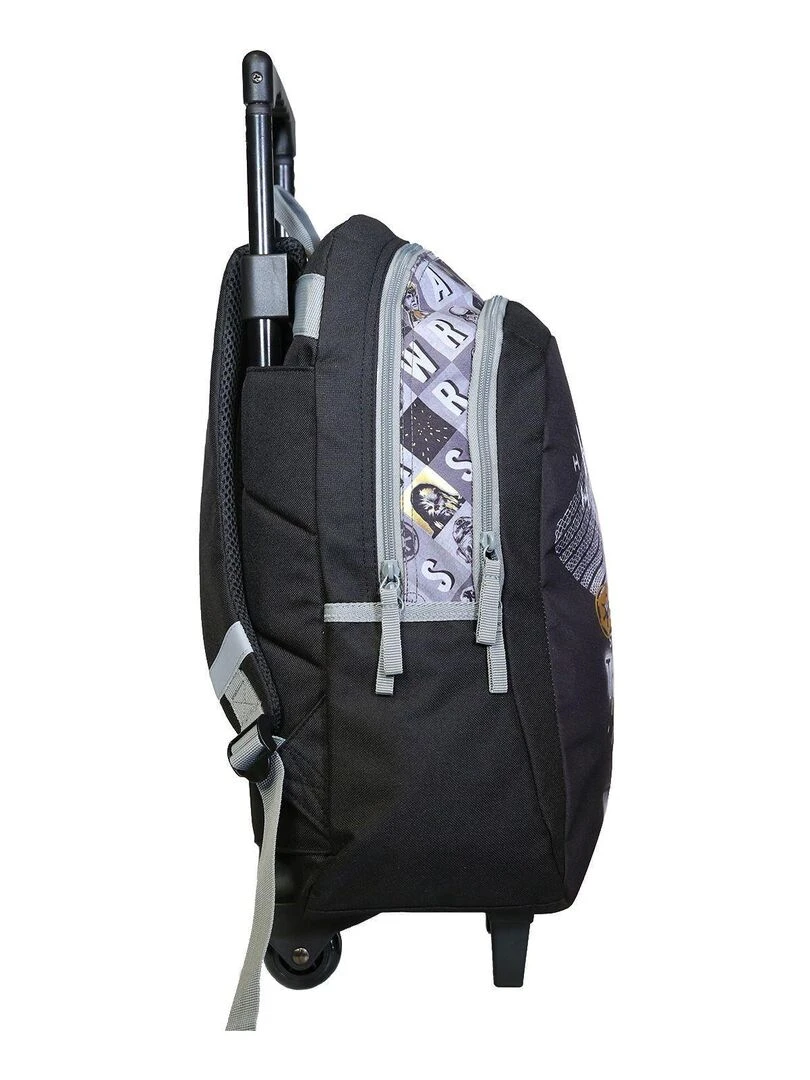 BAGTROTTER Sac à dos à roulettes Disney Star Wars Noir   Noir