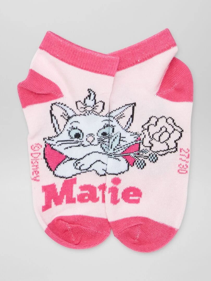 Lot de 3 paires de chaussettes 'Marie'   Fuchsia