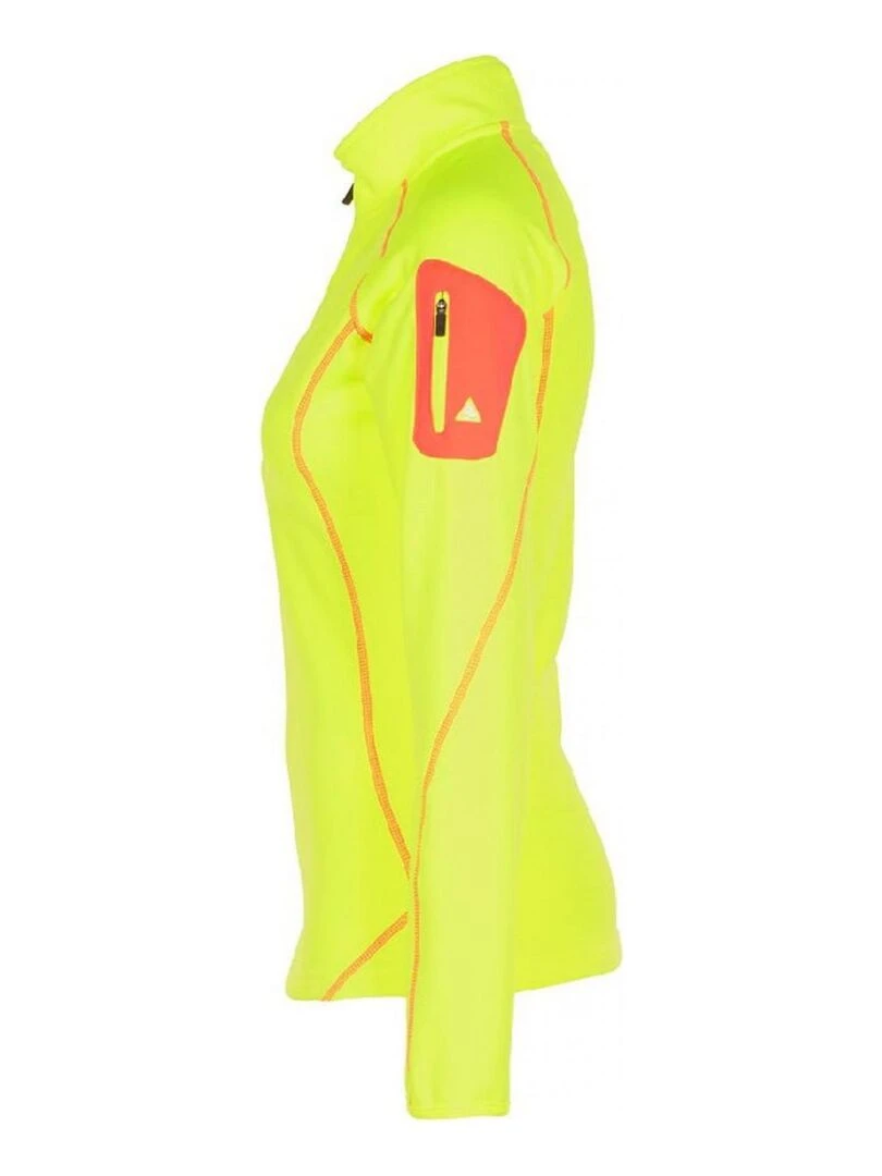 Sweat polarshell femme ACERUN   Jaune