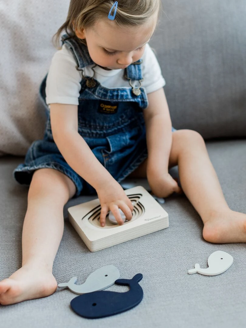 Puzzle animaux baleine en bois   N/A