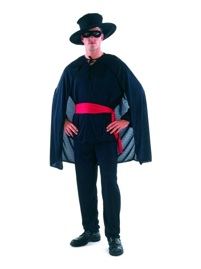 Déguisement Bandit masqué Homme Noir Noir