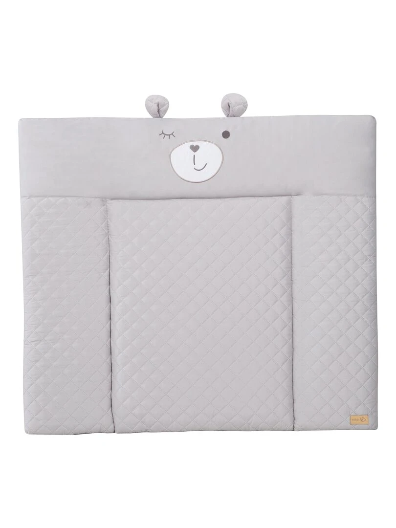 ROBA Matelas À Langer "roba Style" Avec Visage D'ours 85x75 Gris Gris