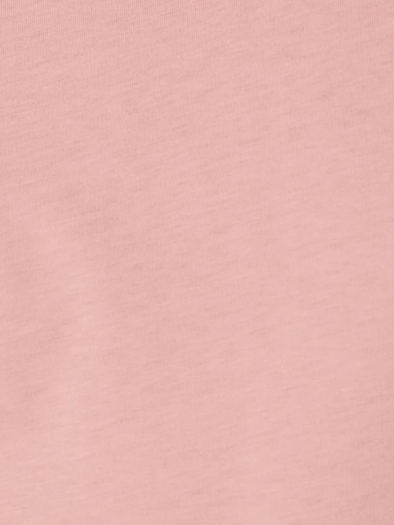 Tee shirt manches courtes en pur coton pima   Damart   Rose